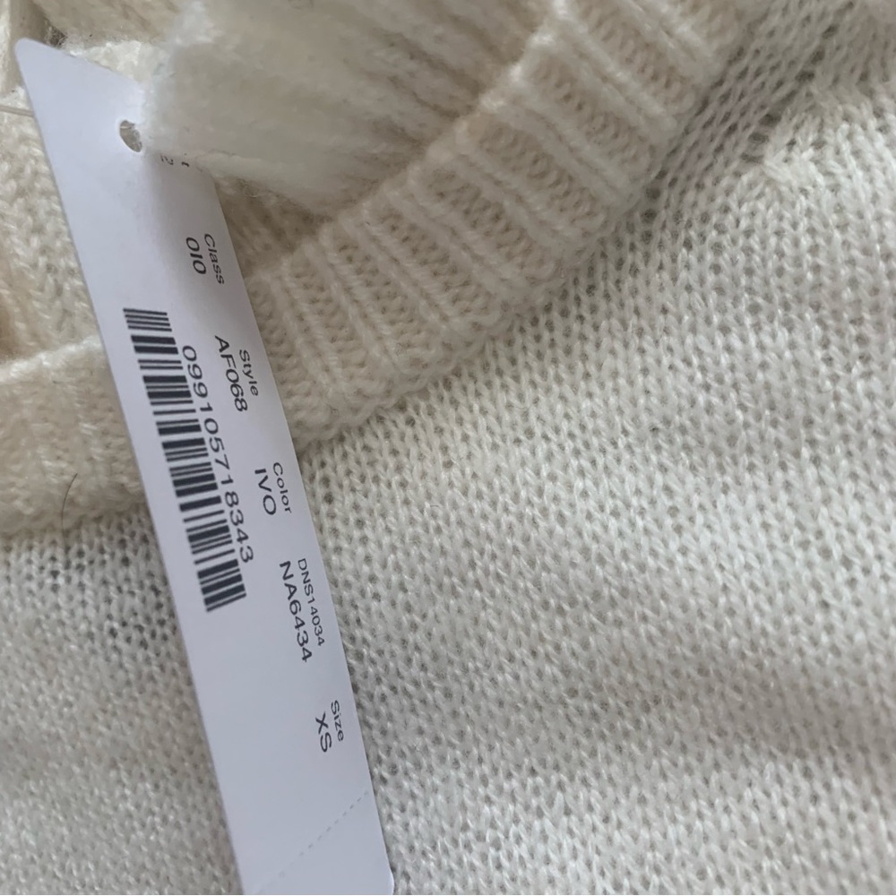 J.Crew Ruffle Neck Detail Wool Blend Sweater - Picture 5 of 8